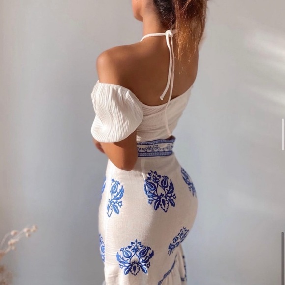 ZARA VIRAL EMBROIDERED SKIRT - Picture 12 of 15